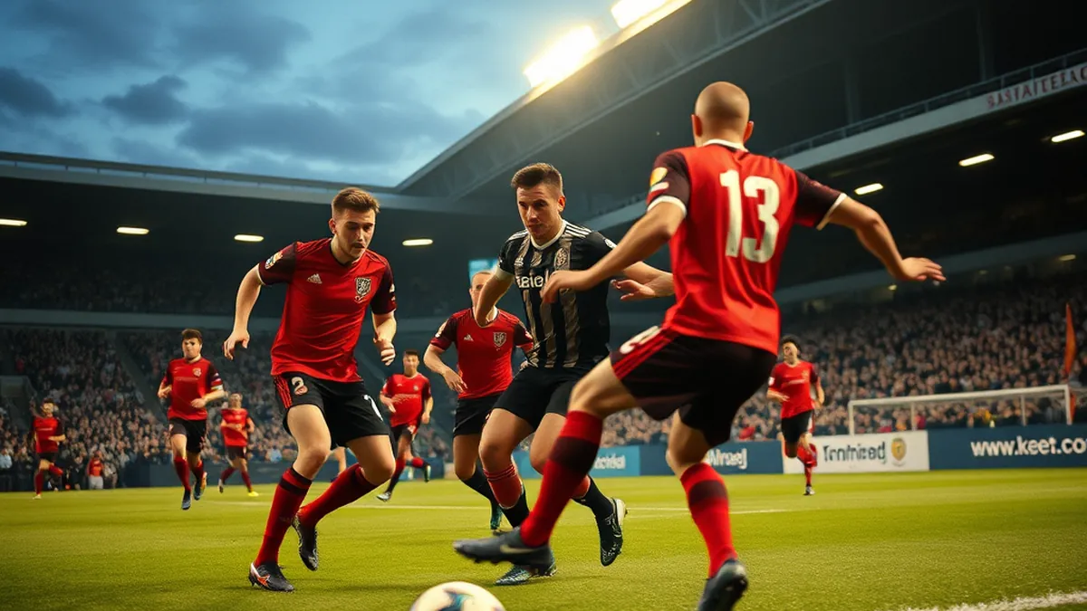 Degerfors IF:s utmaning mot BK Häcken på Bravida Arena